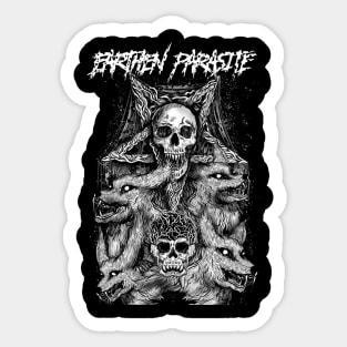 WOLF ZOMBIE PARASITE Sticker